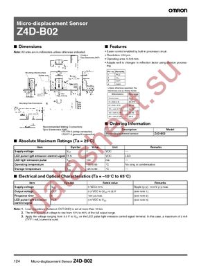 Z4D-B02 datasheet  